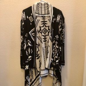 H&M tribal print cardi